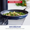 image:imageBlue Diamond 12 Diamond Ceramic Nonstick Frying Pan Skillet with Lid Blue10 Frying Pan Skillet