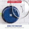 image:imageBlue Diamond 12 Diamond Ceramic Nonstick Frying Pan Skillet with Lid Blue12 Frying Pan Skillet with Lid
