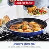 image:imageBlue Diamond 12 Diamond Ceramic Nonstick Frying Pan Skillet with Lid Blue14 Frying Pan Skillet