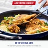 image:imageBlue Diamond 12 Diamond Ceramic Nonstick Frying Pan Skillet with Lid Blue14 Frying Pan Skillet