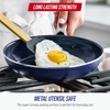 image:imageBlue Diamond 12 Diamond Ceramic Nonstick Frying Pan Skillet with Lid Blue8 Frying Pan Skillet