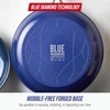image:imageBlue Diamond 12 Diamond Ceramic Nonstick Frying Pan Skillet with Lid Blue95 and 11 Frypan Skillet Set