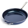 image:imageBlue Diamond 12 Diamond Ceramic Nonstick Frying Pan Skillet with Lid Blue14 Frying Pan Skillet