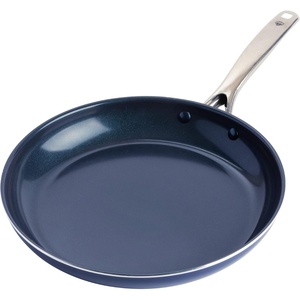 image:imageBlue Diamond 12 Diamond Ceramic Nonstick Frying Pan Skillet with Lid Blue12 Frying Pan Skillet